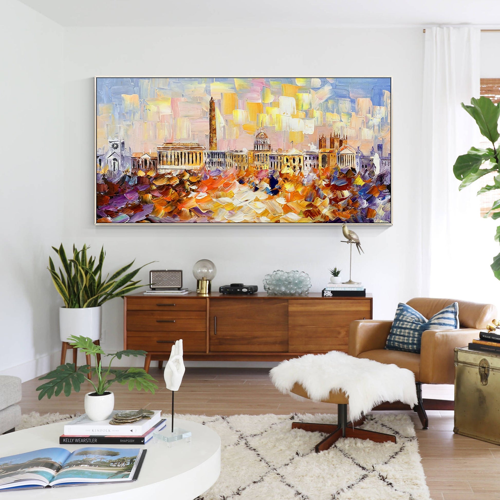 Washington DC skyline original painting_02