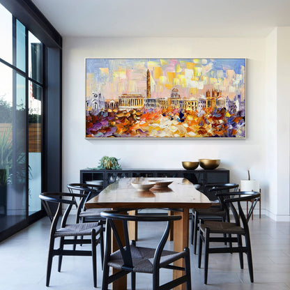 Washington DC skyline original painting_02