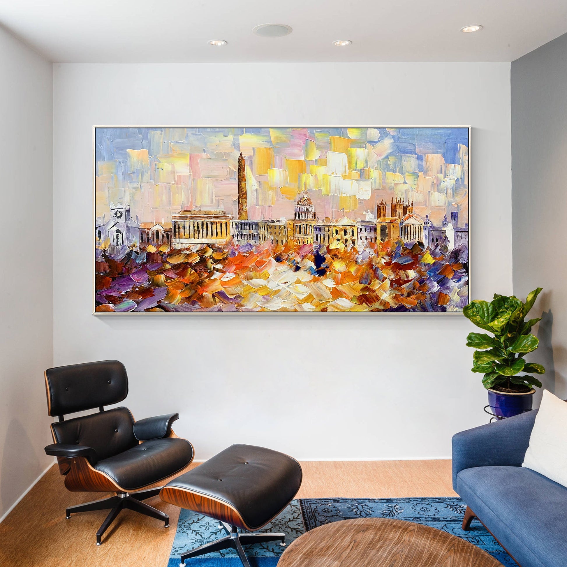 Washington DC skyline original painting_02