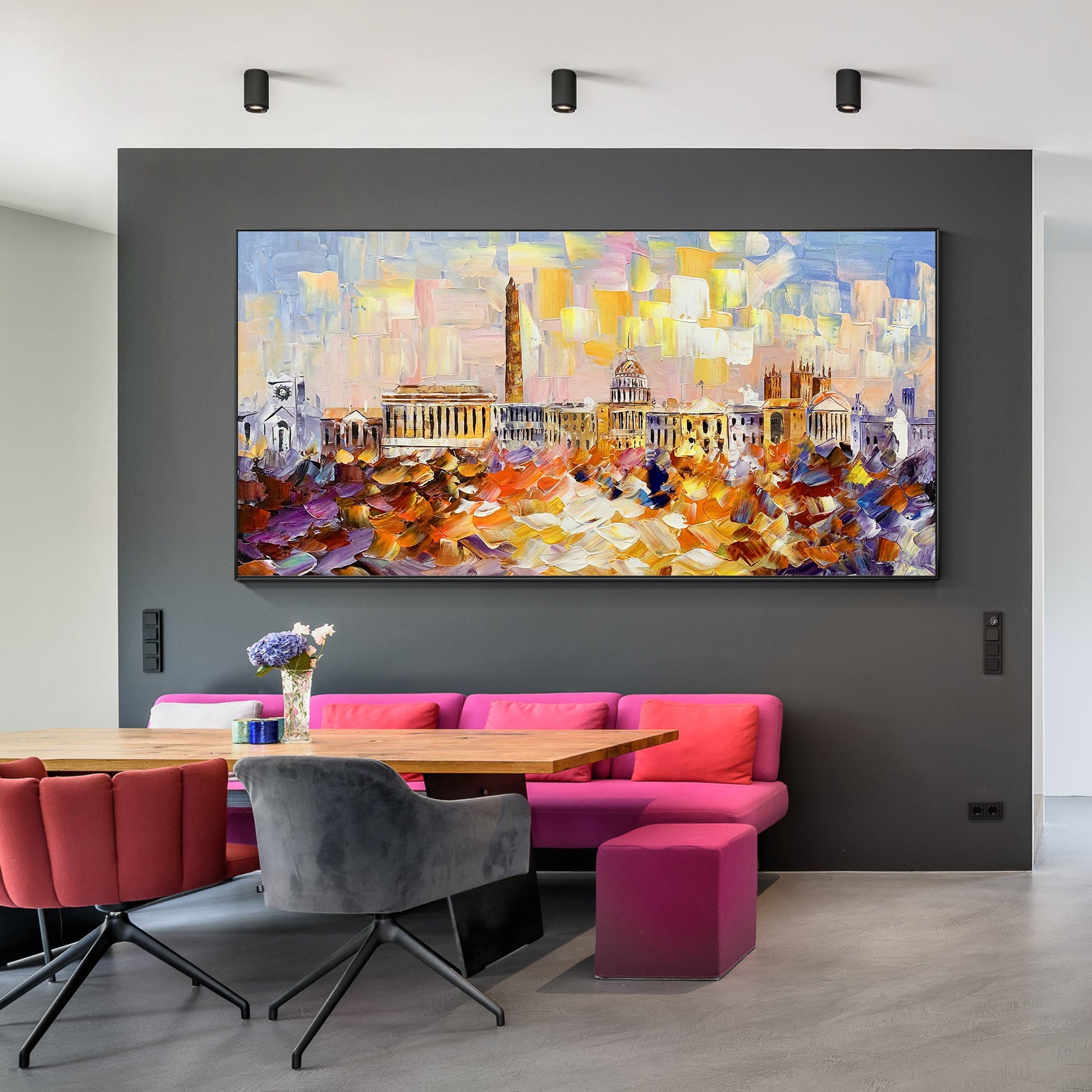 Washington DC skyline original painting_02