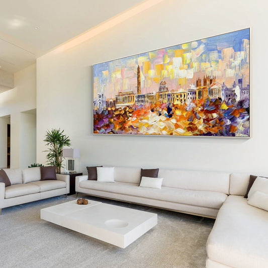 Washington DC skyline original painting_02