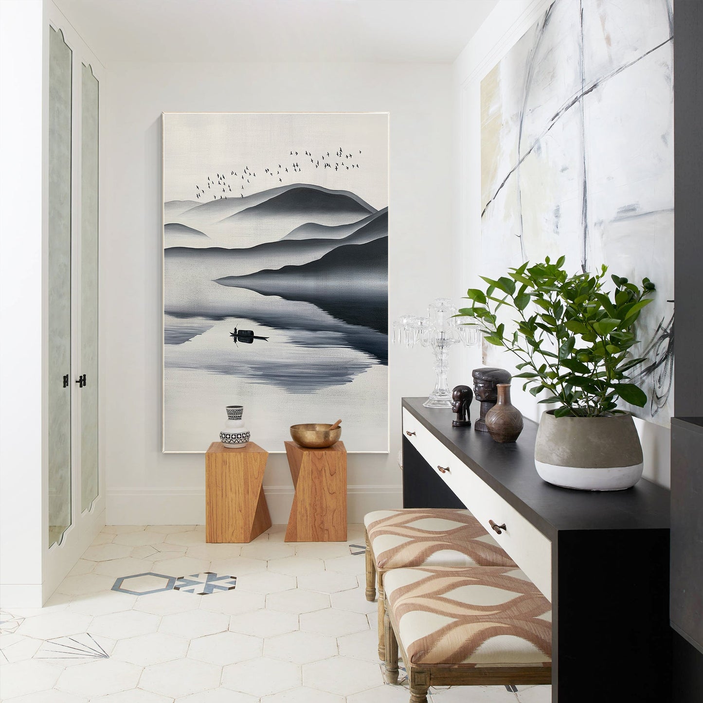 Watercolor Mountain Painting_W013