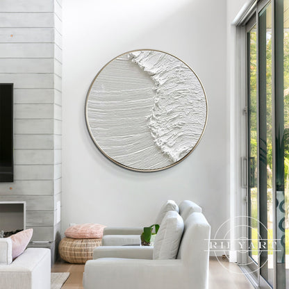 Minimalist Round Ocean Wall Art_0594