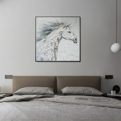 White Horse Painting Original Art