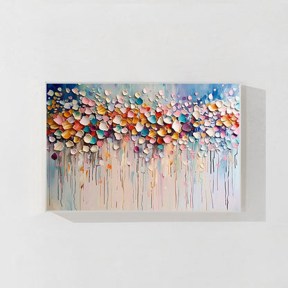 Wildflower 3D Textured Colorful Abstract Flowers Art