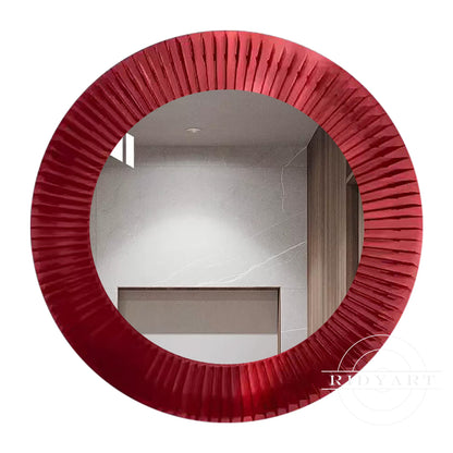 Wood Mirror wall art-0767