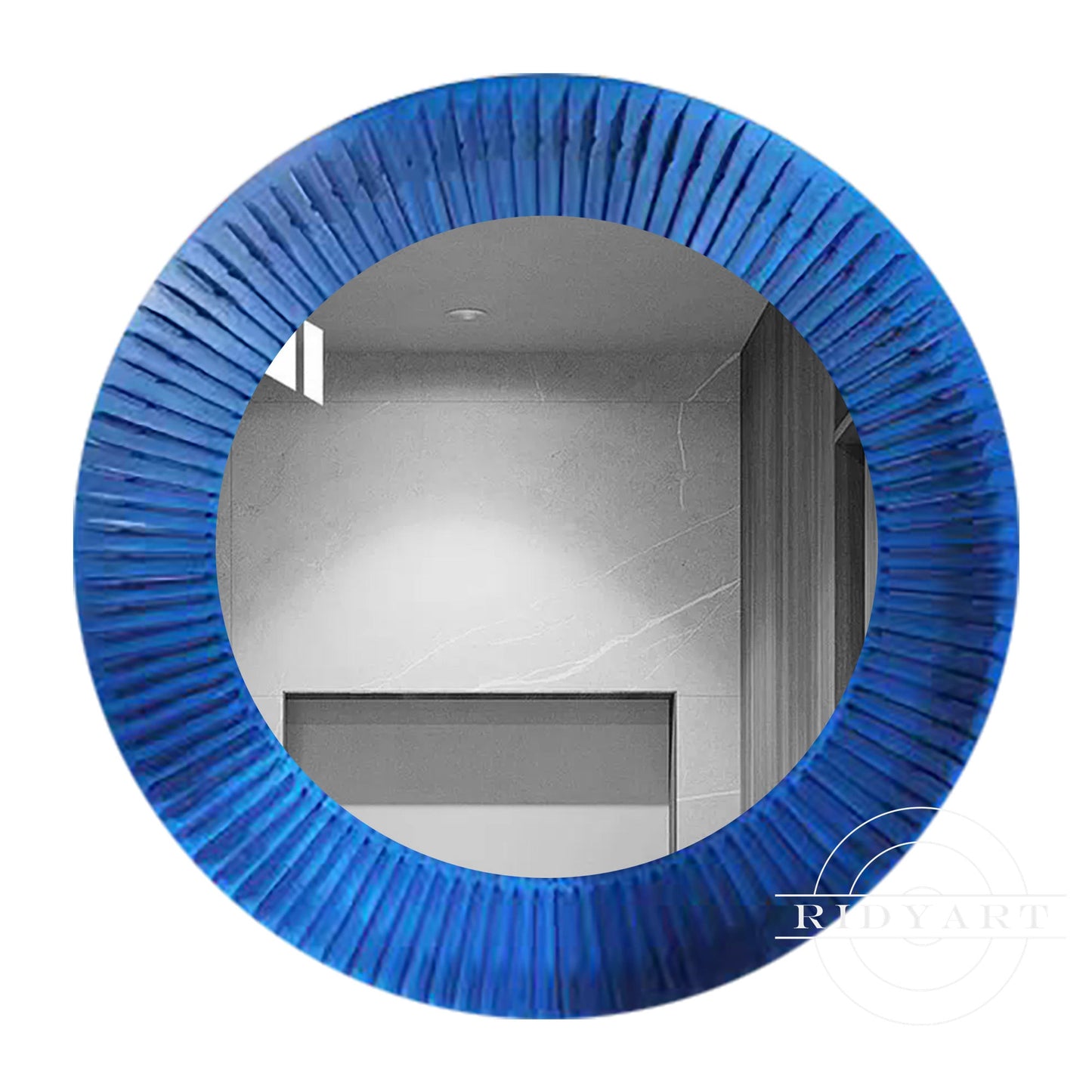 Wood Mirror wall art-0767