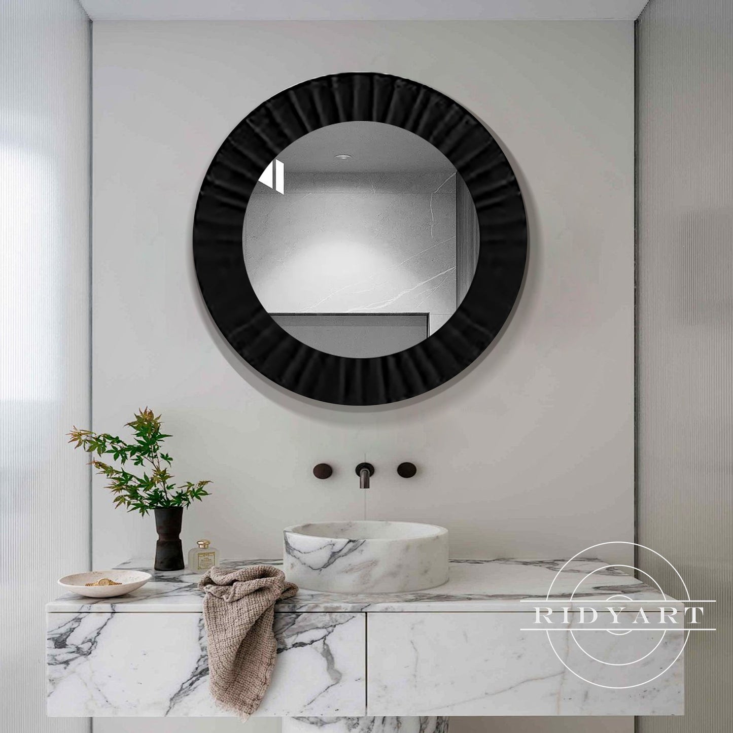 Wood Mirror wall art