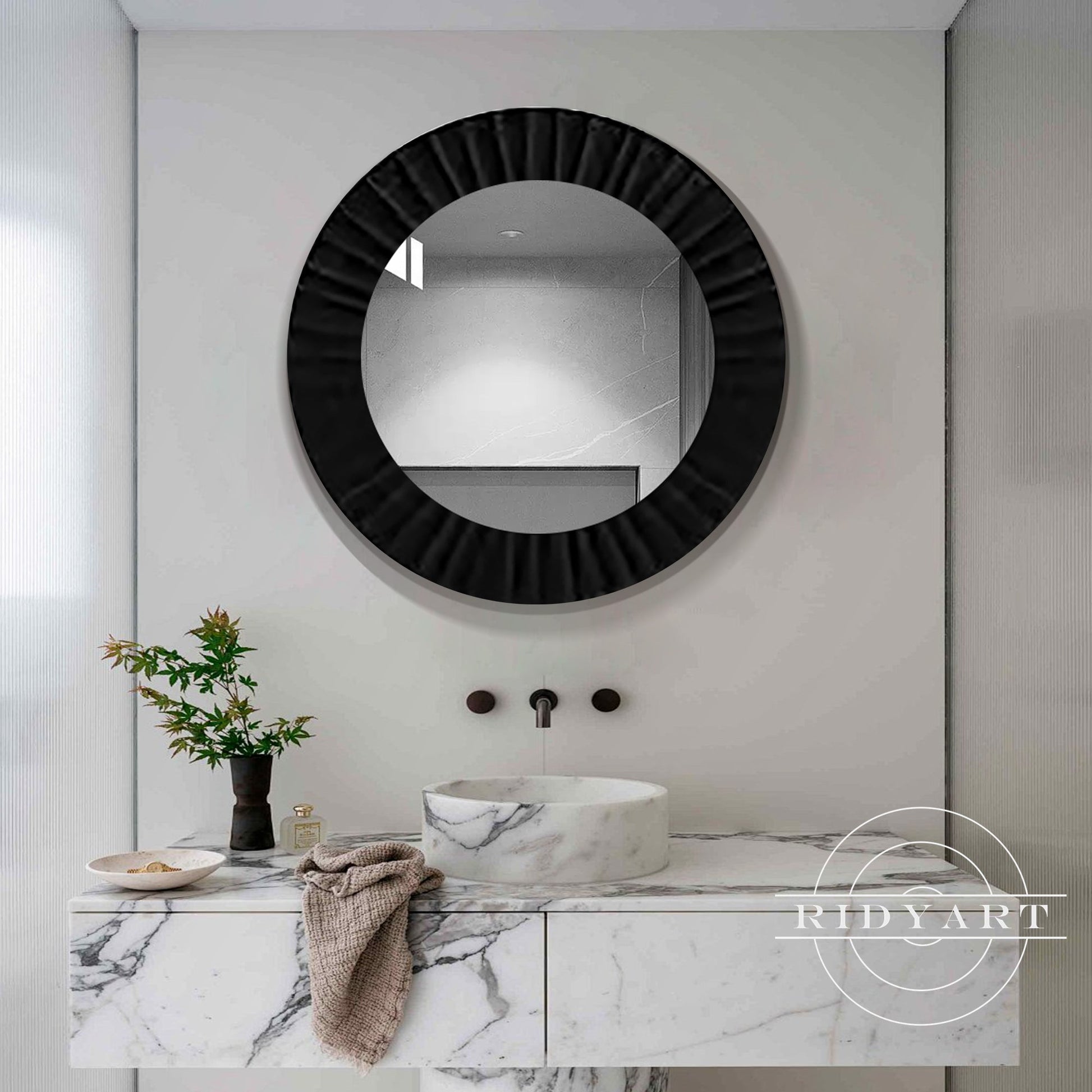 Wood Mirror wall art