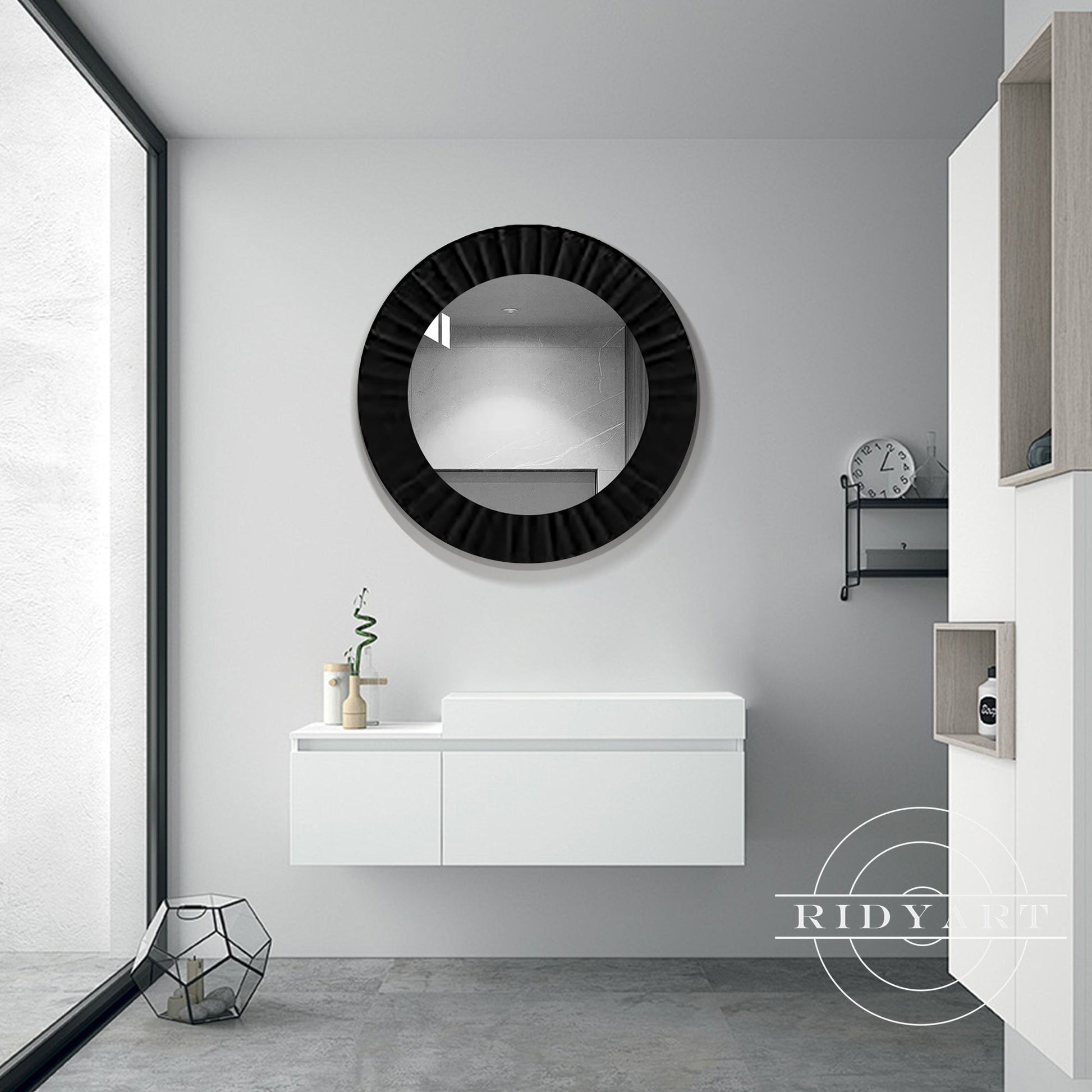 Wood Mirror wall art