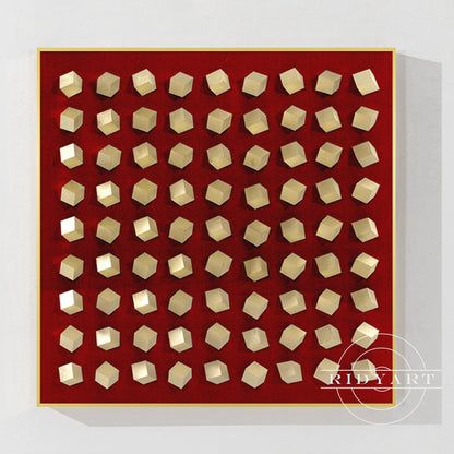 Wood wall art_7artfine054