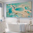 Turquoise Lagoon Map #CSQ139