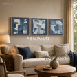 Azure Silence Triptych #TX669