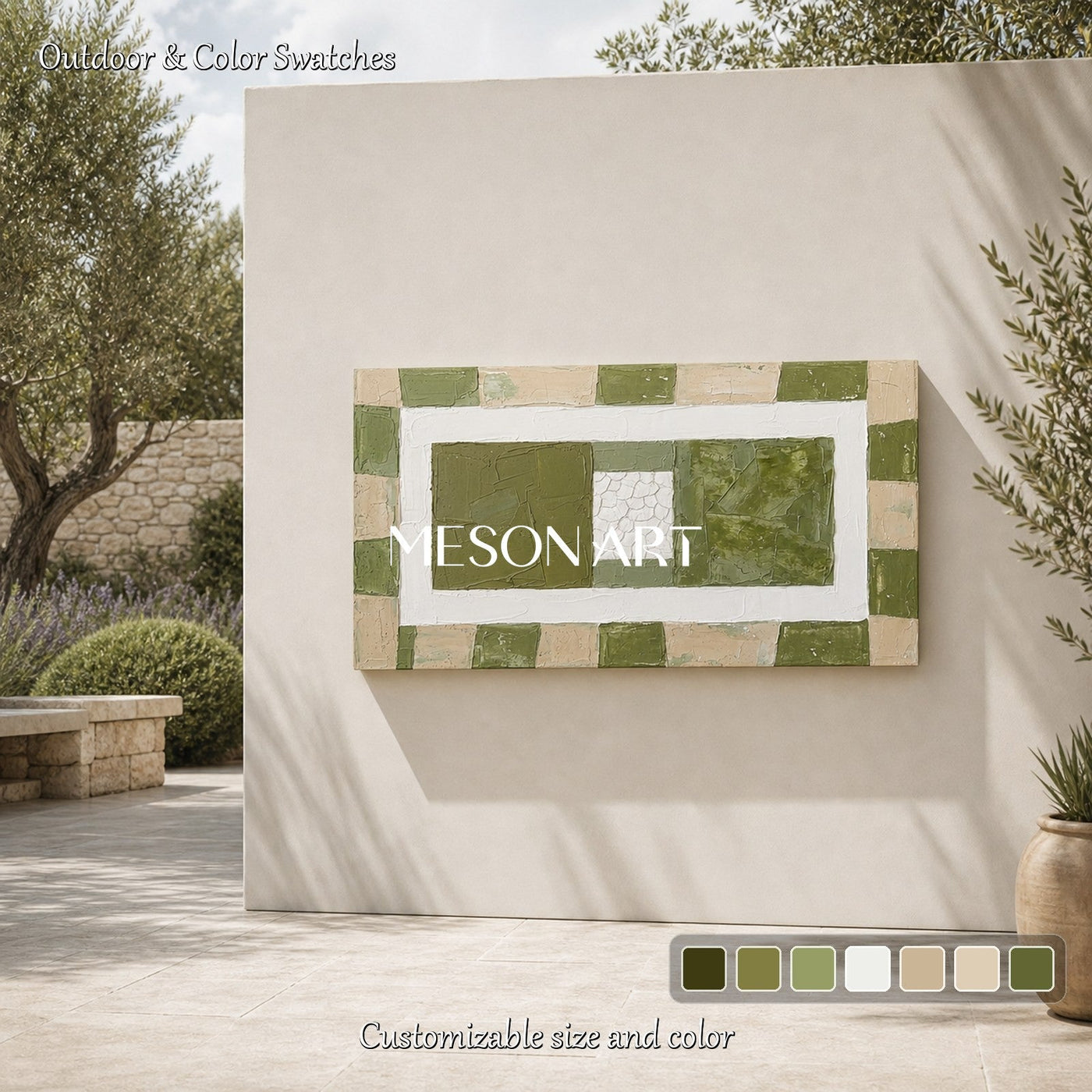 Verdant Geometric Harmony #TX699