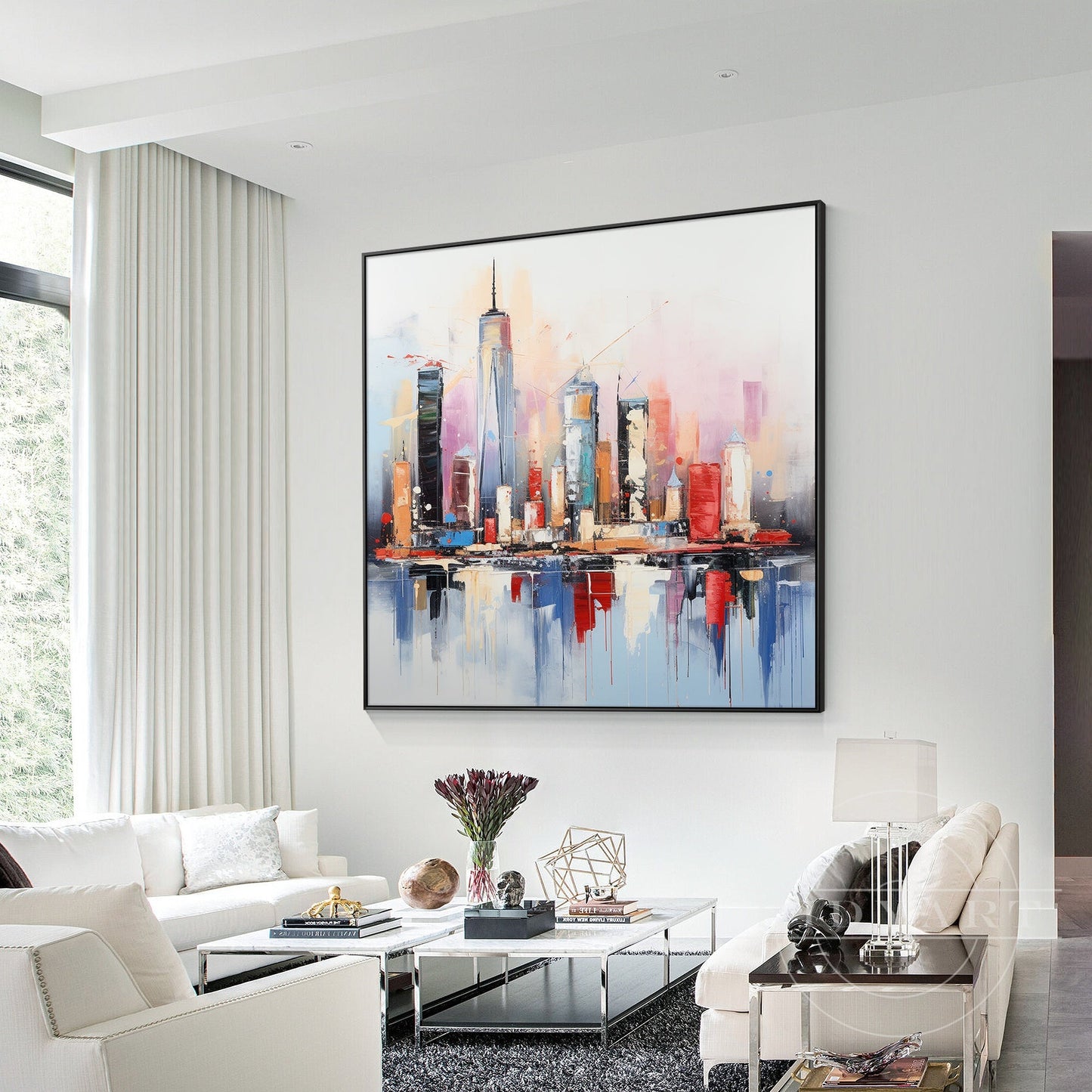 New York Skyline Painting_039