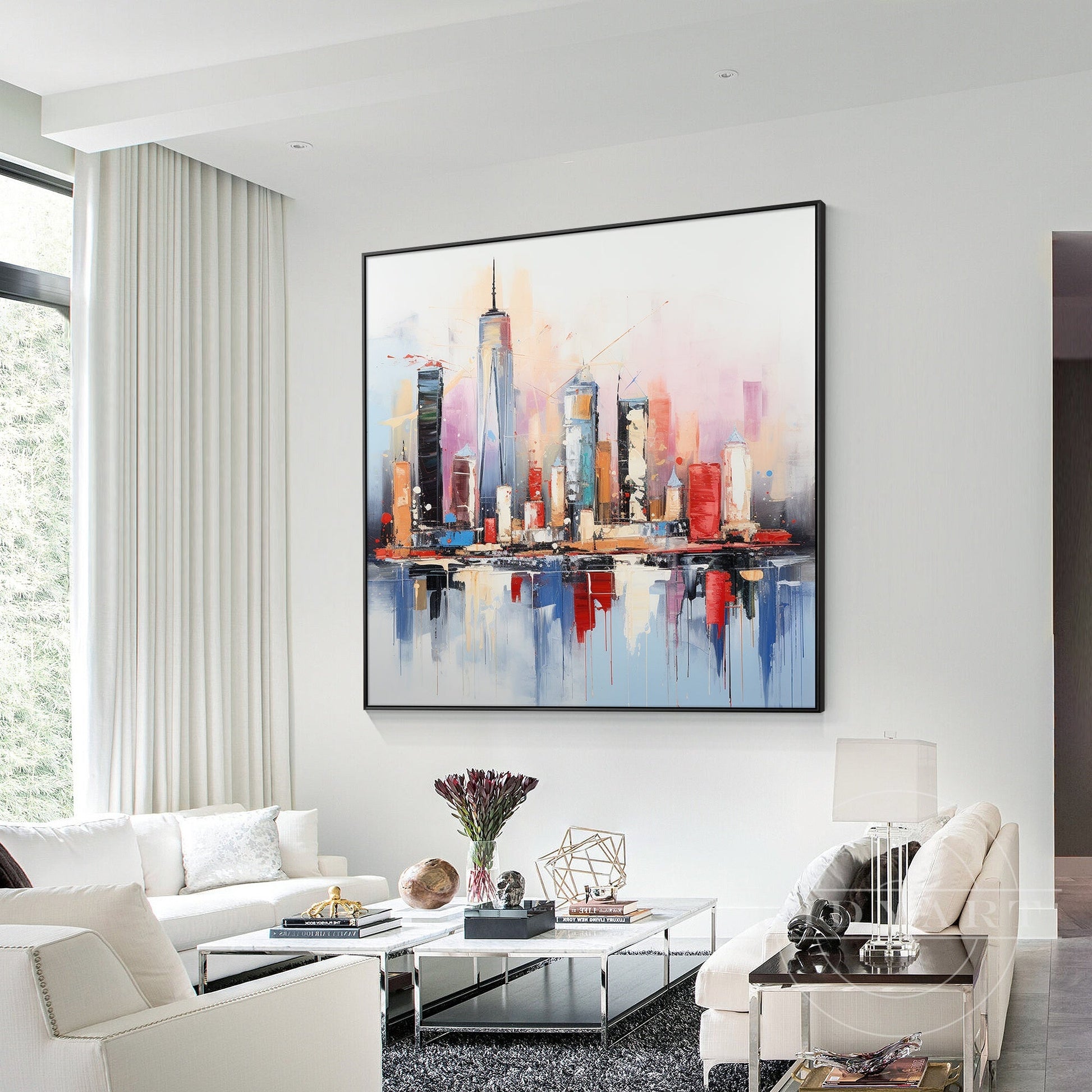 New York Skyline Painting_039
