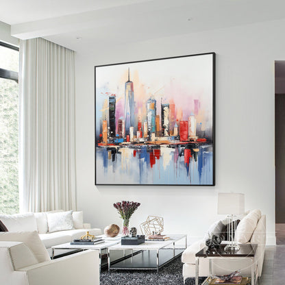 New York Skyline Painting_039