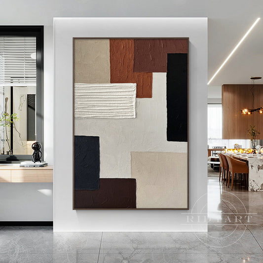 Abstract Brown Wall art_Baus01