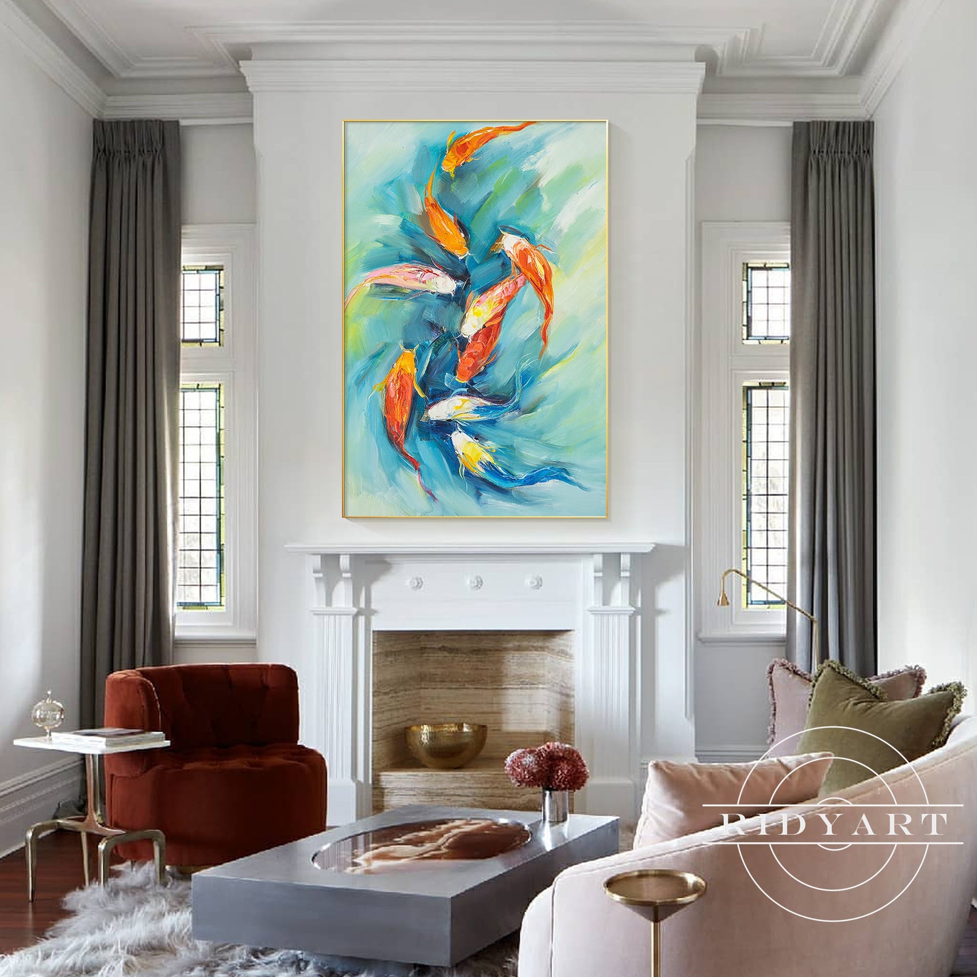 Koi fish wall art_7ART0484