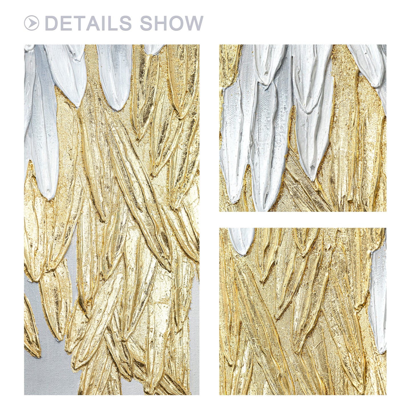 Feather wall art