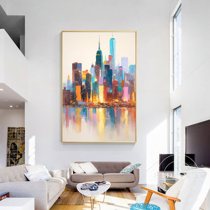 New York Skyline Painting