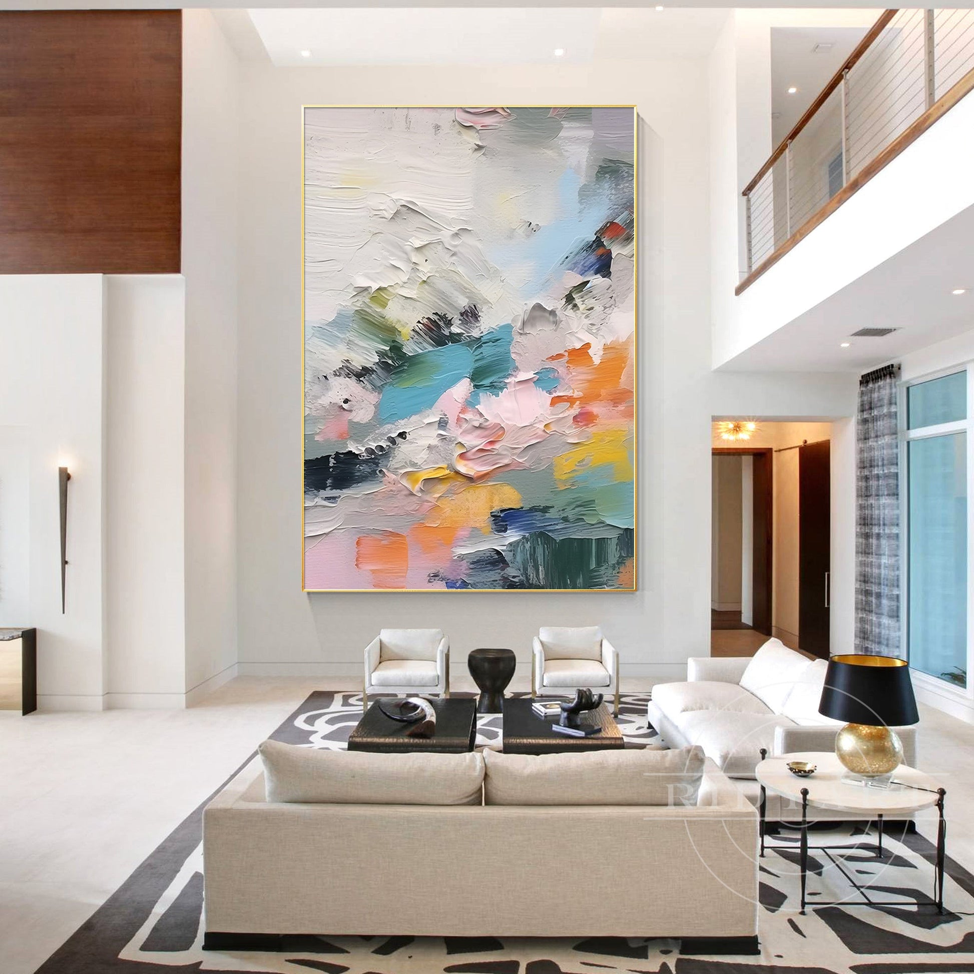 Pastel Abstract wall art