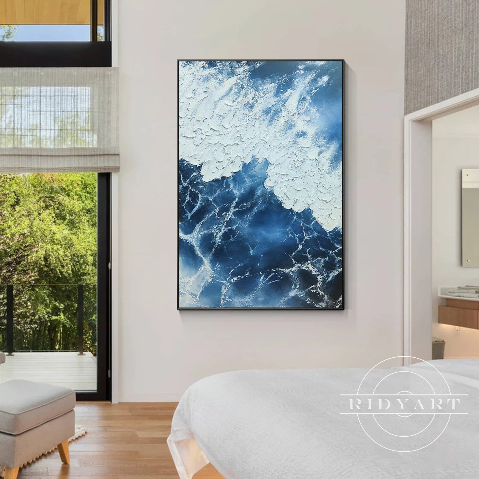 Navy Ocean wall art