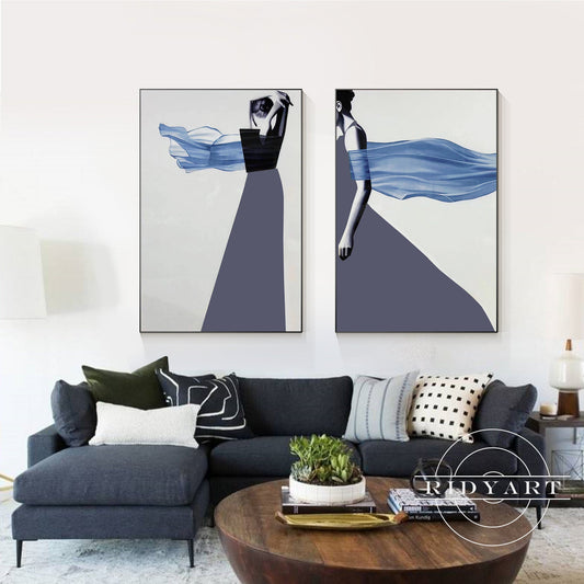 Abstract Girl wall art_10