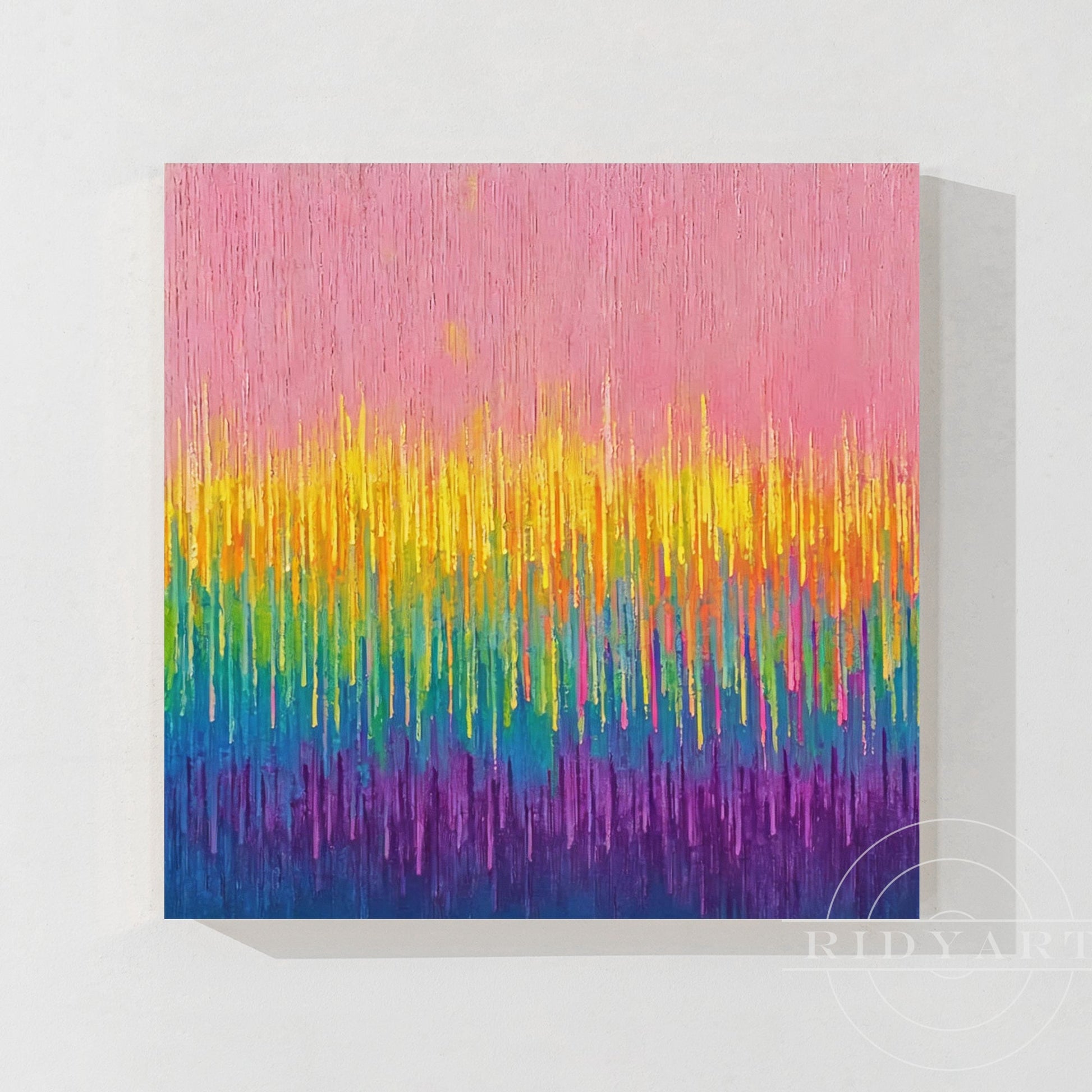 Pink Abstract wall art BA0954