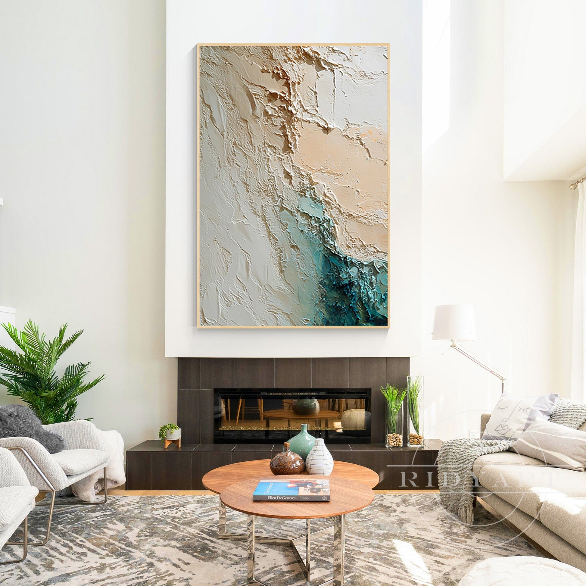 Abstract ocean wall art_7art824