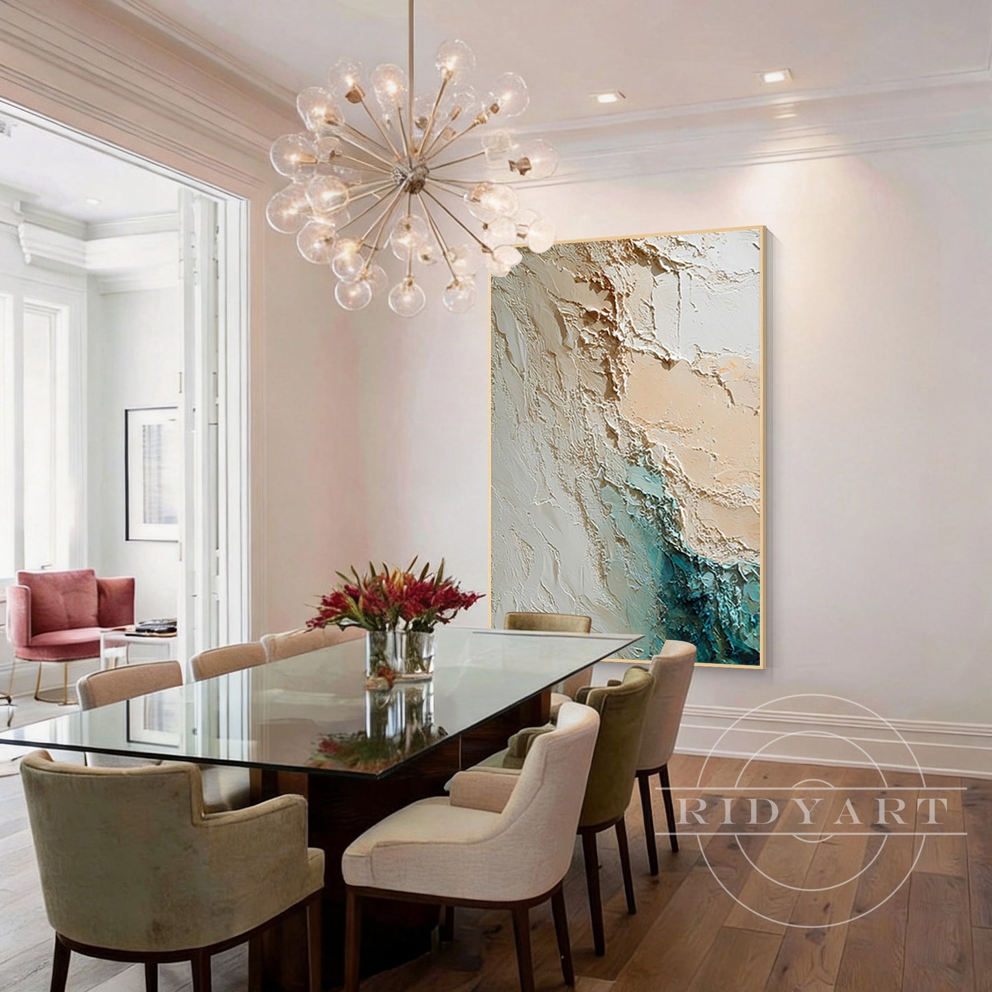 Abstract ocean wall art_7art824