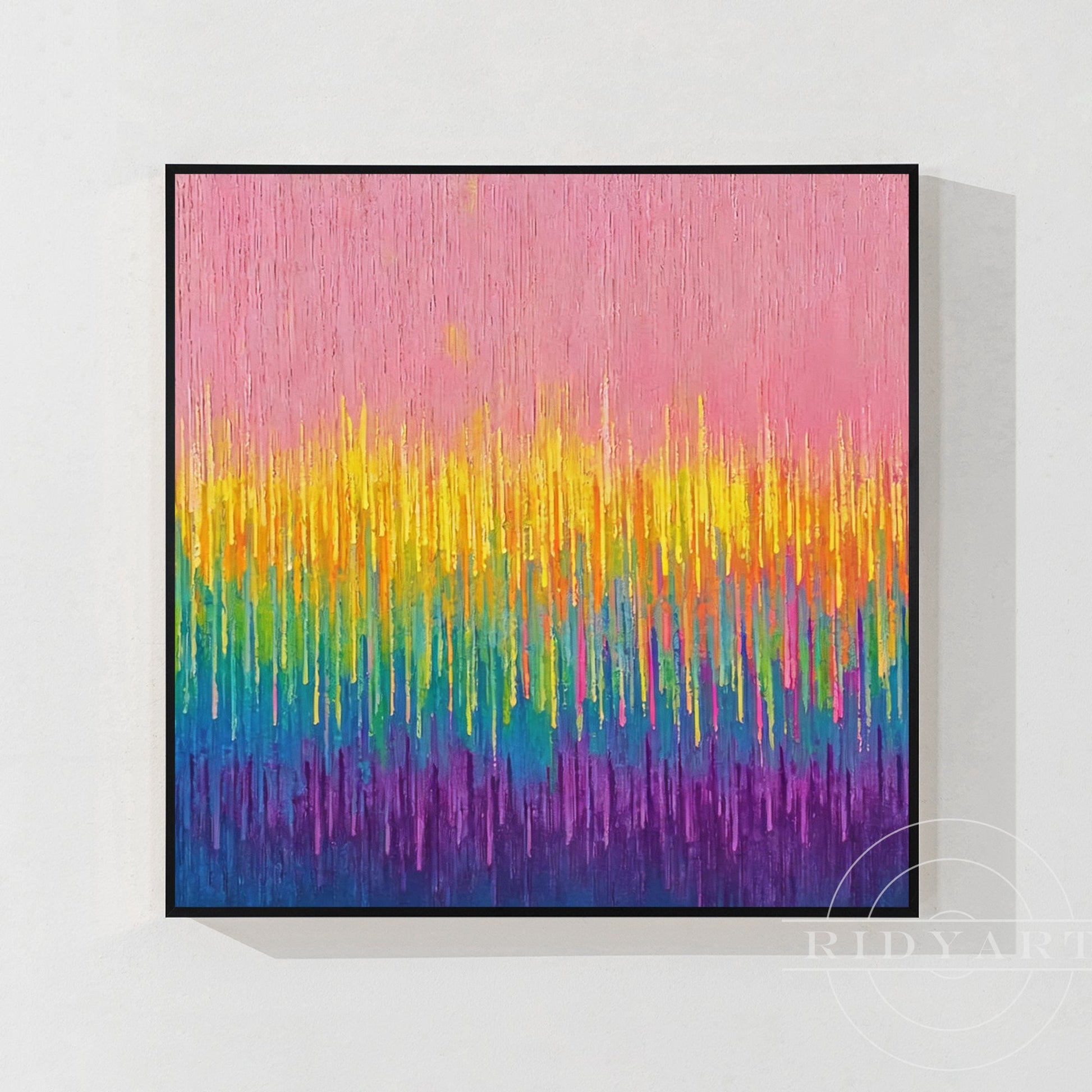 Pink Abstract wall art BA0954