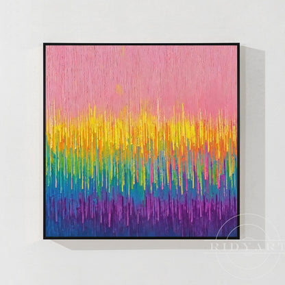 Pink Abstract wall art BA0954