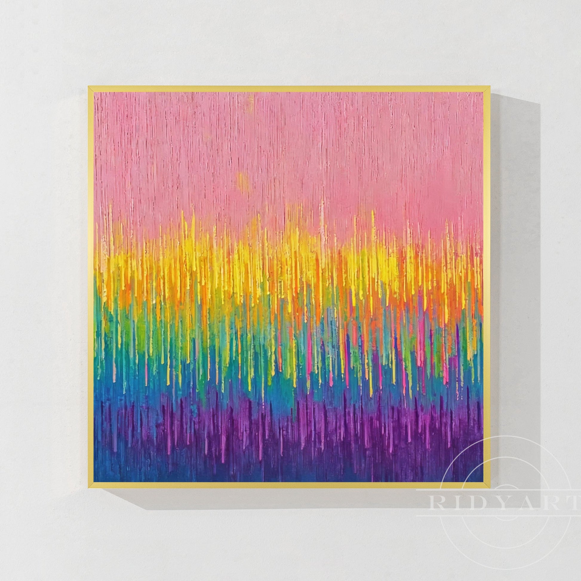 Pink Abstract wall art BA0954