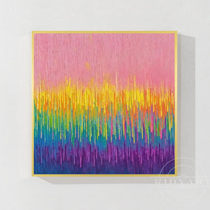 Pink Abstract wall art BA0954