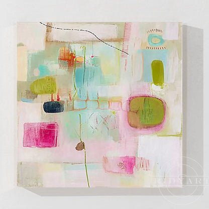 Pink Abstract wall art 7artA840
