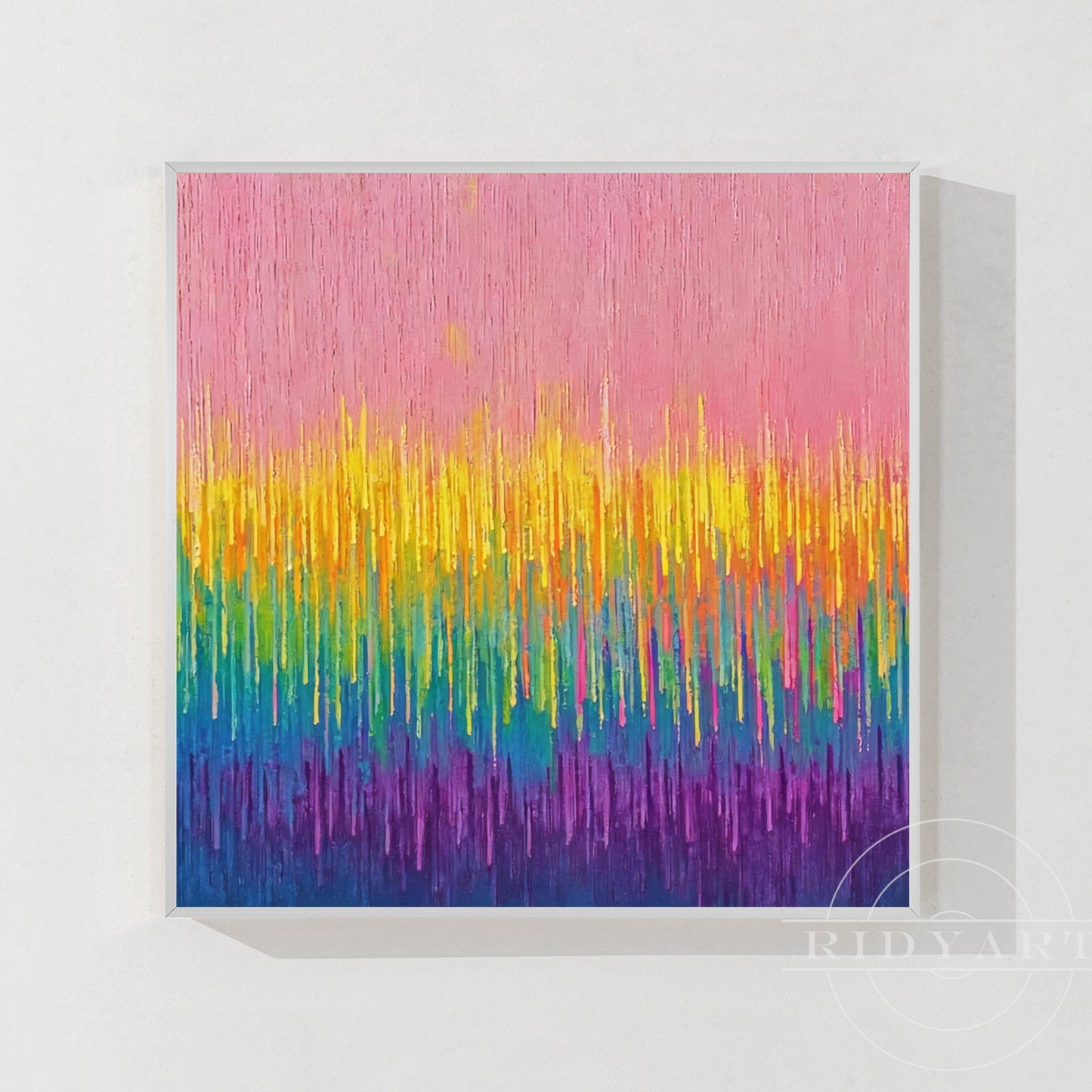 Pink Abstract wall art BA0954