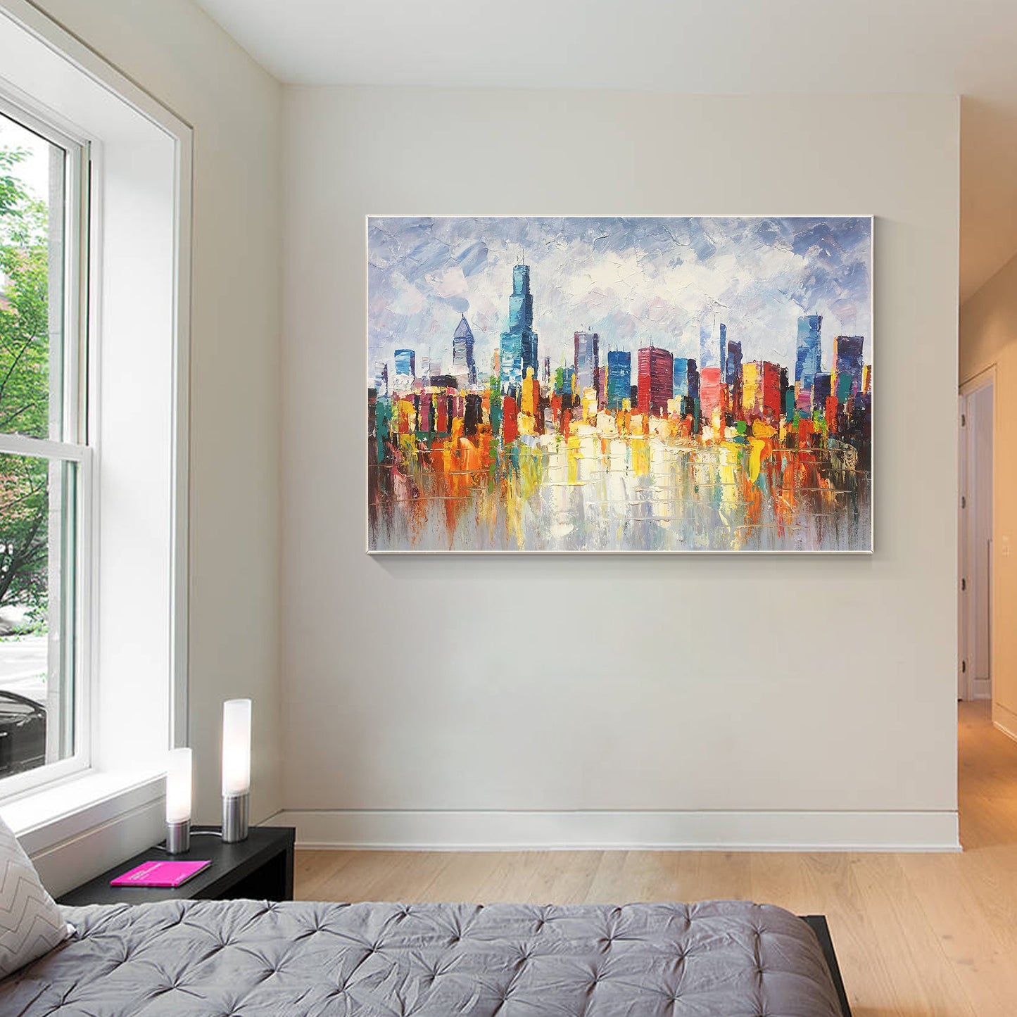 Chicago Skyline Painting