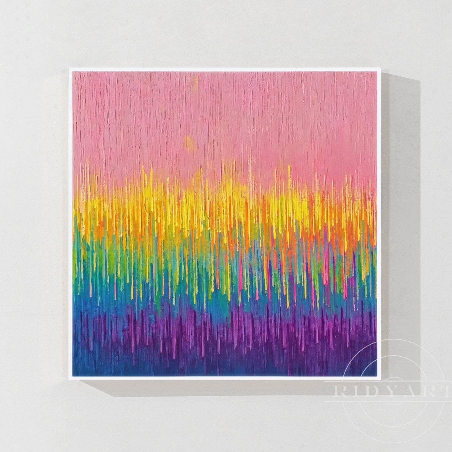 Pink Abstract wall art BA0954