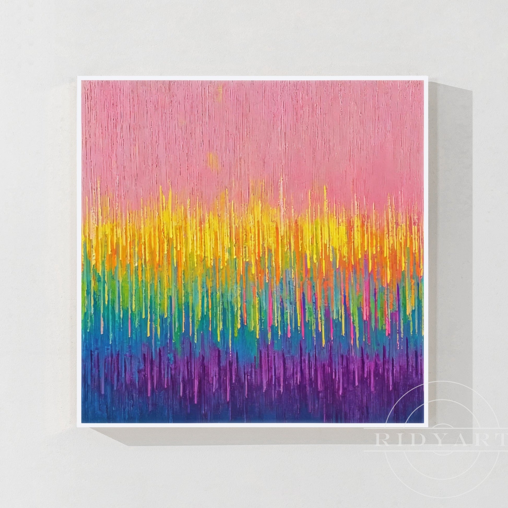 Pink Abstract wall art BA0954