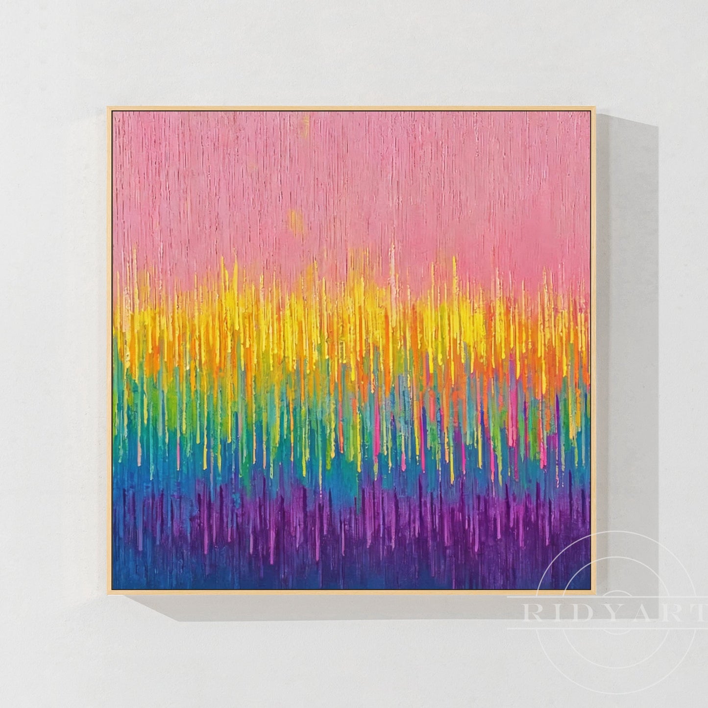 Pink Abstract wall art BA0954