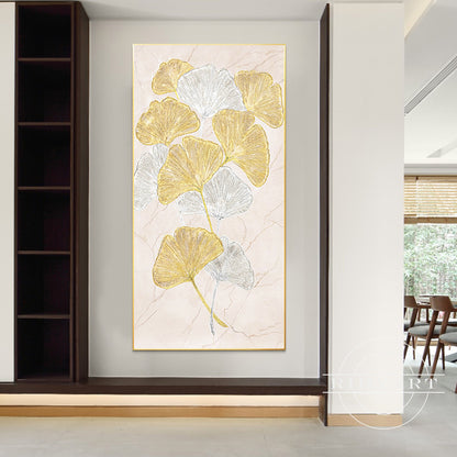 Ginkgo wall art_0586
