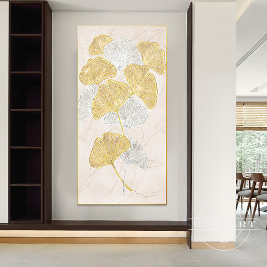 Ginkgo wall art_0586