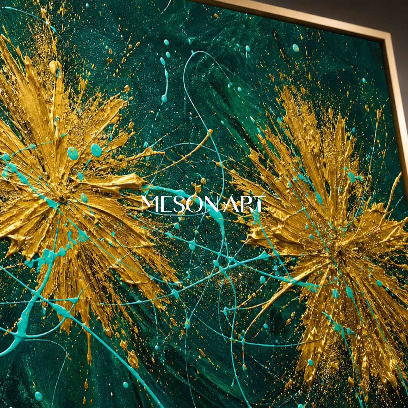 Gilded Emerald Burst #AEA105