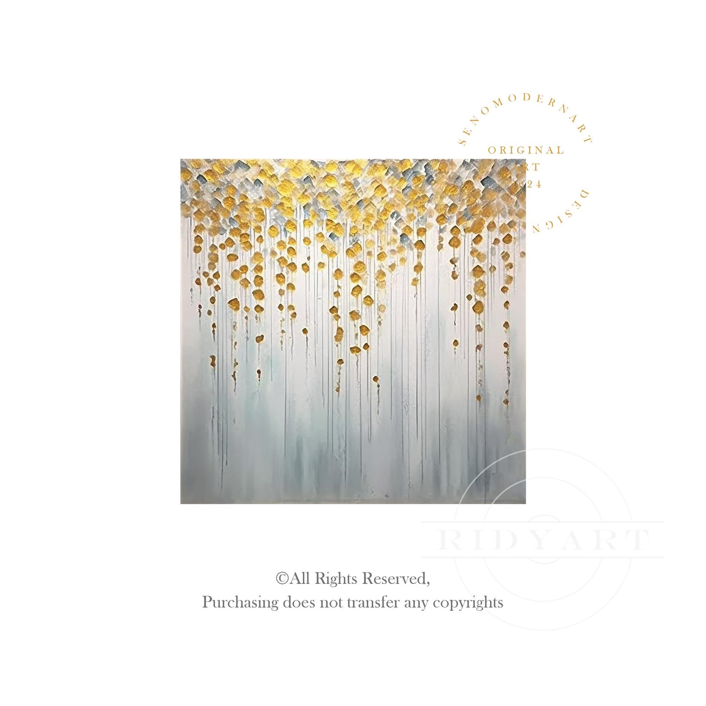 Sage Green Mountain Painting - Minimalist Large Wall Art