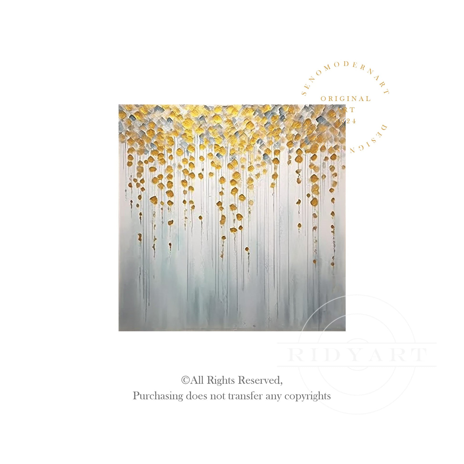Sage Green Mountain Painting - Minimalist Large Wall Art