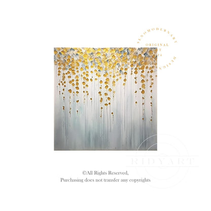 Sage Green Mountain Painting - Minimalist Large Wall Art