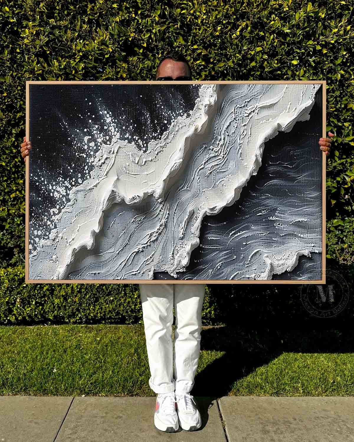 Plaster Art Texture Painting #SG354
