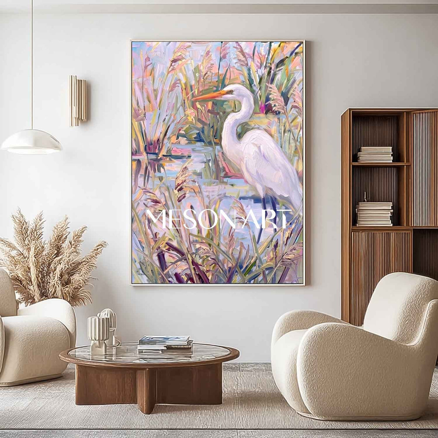 Egret In The Reeds #WJ009