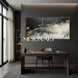 Gilded Tides Abstract #LLC061
